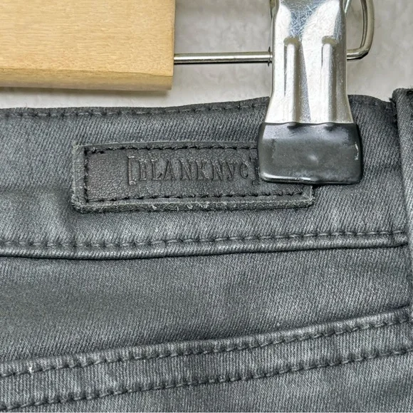 Blank NYC Faux Leather Jeans High Rise Skinny - Picture 7 of 10